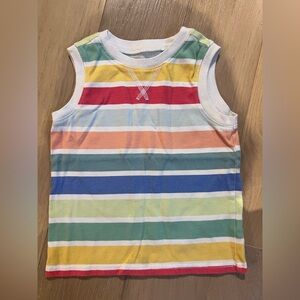 Garanimals Multicolor Striped Tank Top - Red, Yellow, Blue, Green, Orange
